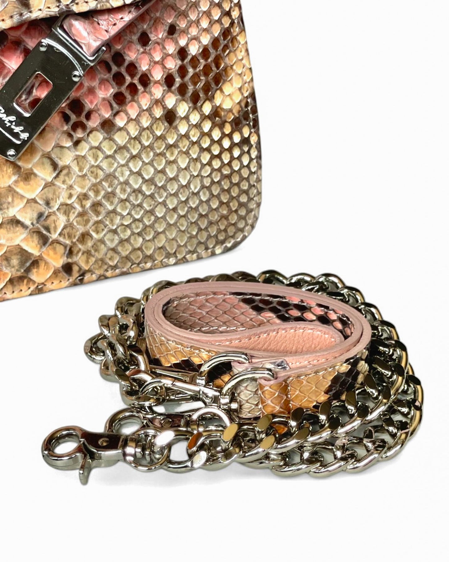 Fine Leather Bag 4824 Orange