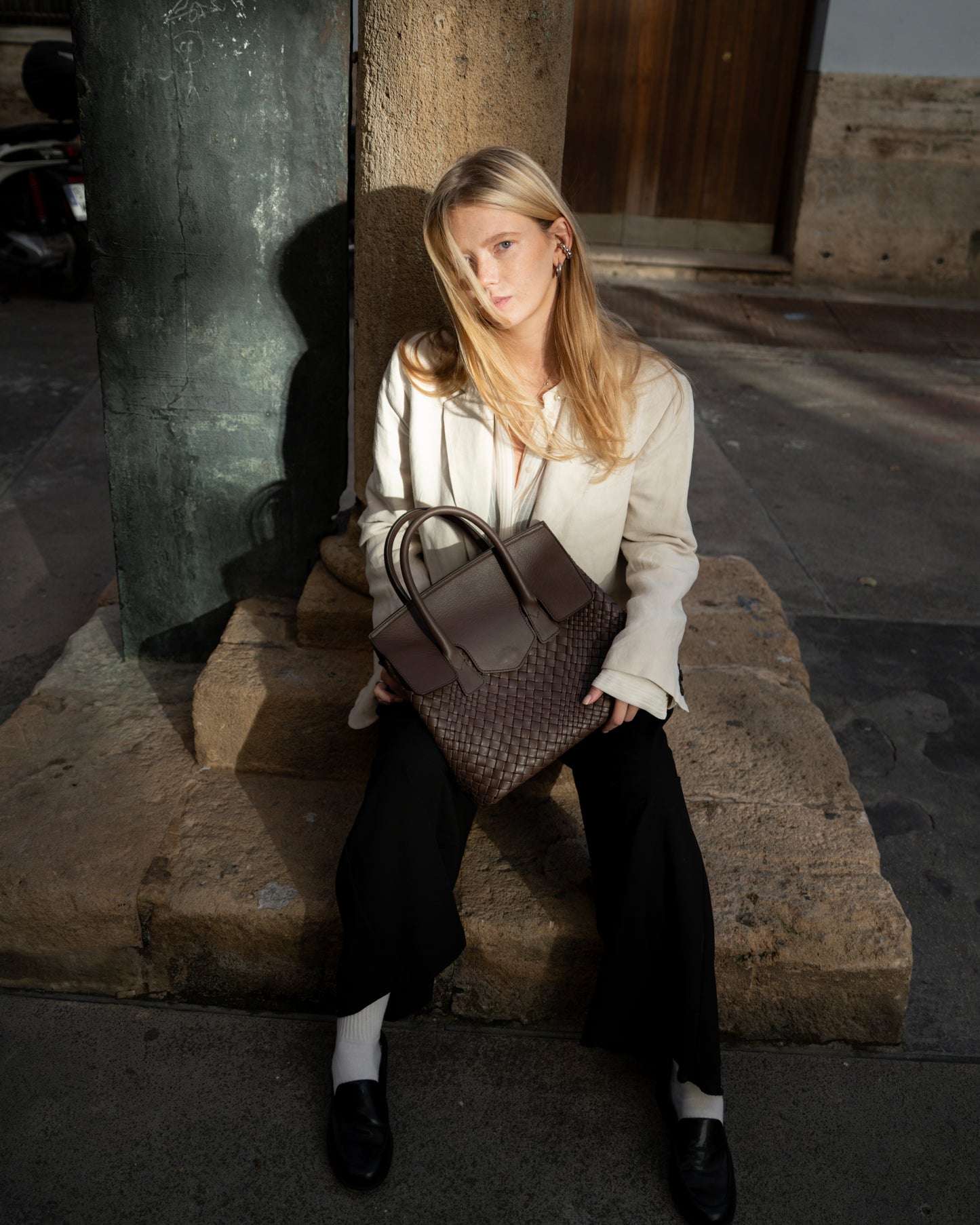 Handwoven Shopper Bag 4852 Moor