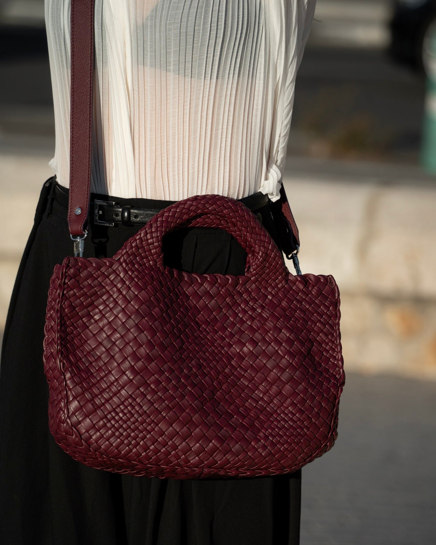 Handgewebte Tasche 4938 Vinaccio