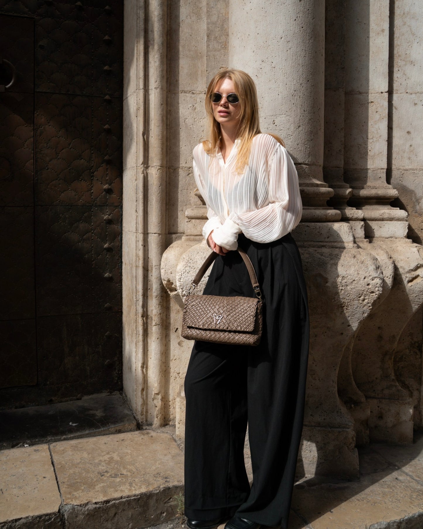 Handgewebte Tasche 5075 Gobi