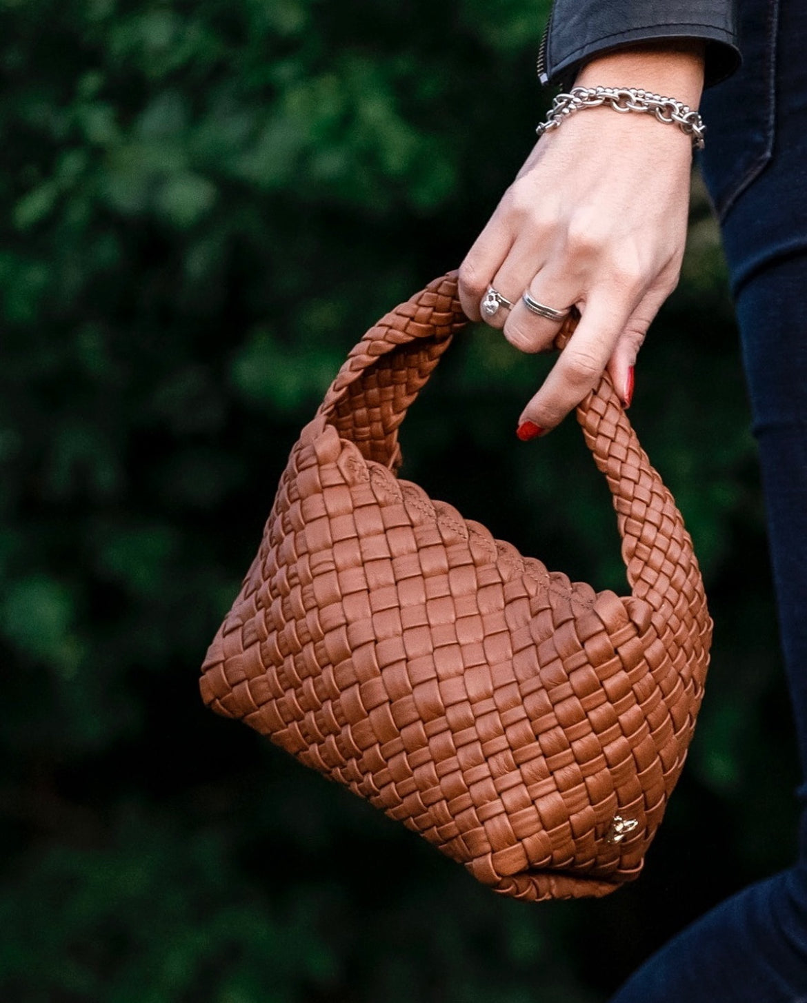 Handgewebte Tasche 4507 Castagno