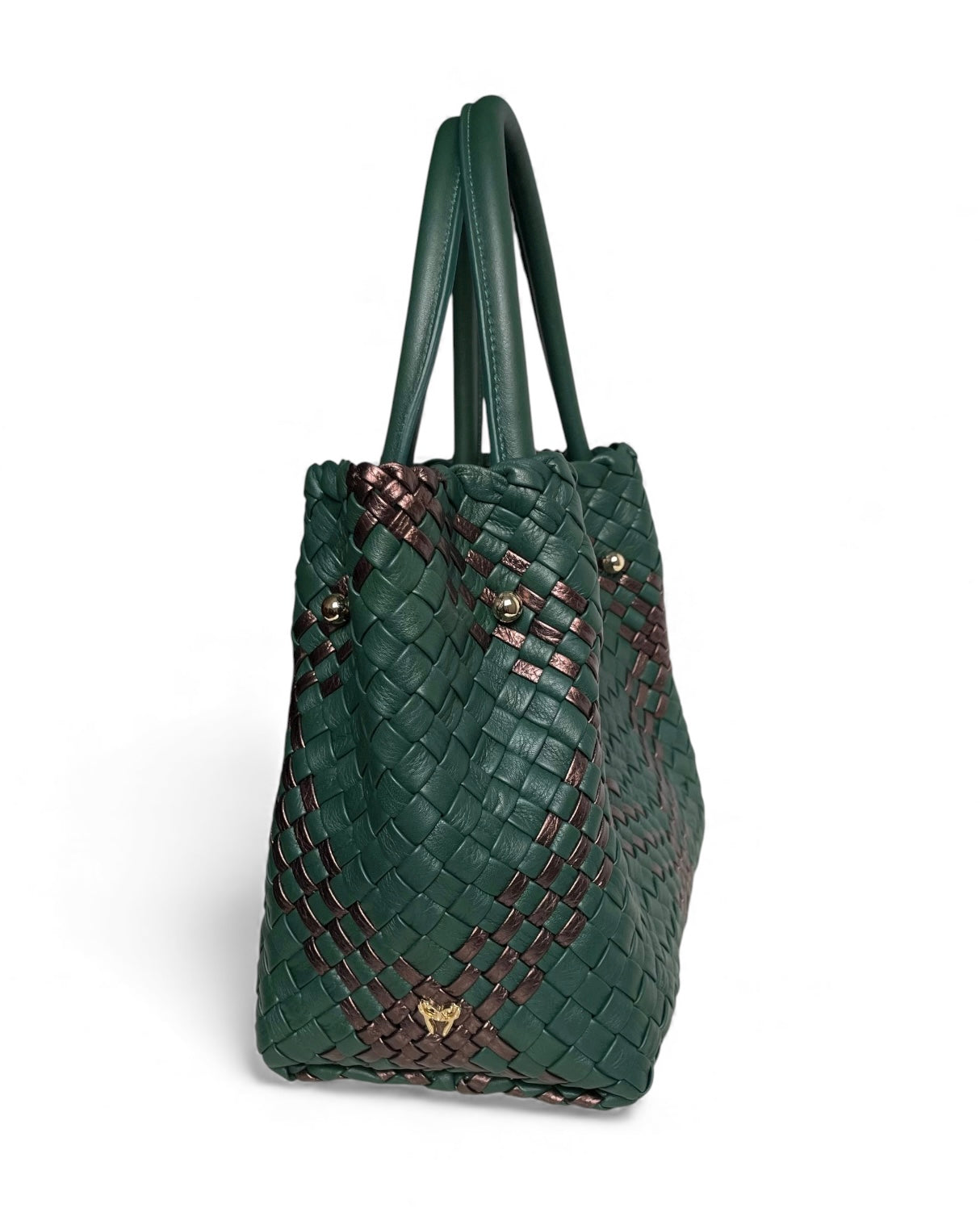 Handgewebte Tasche 4462 Grün