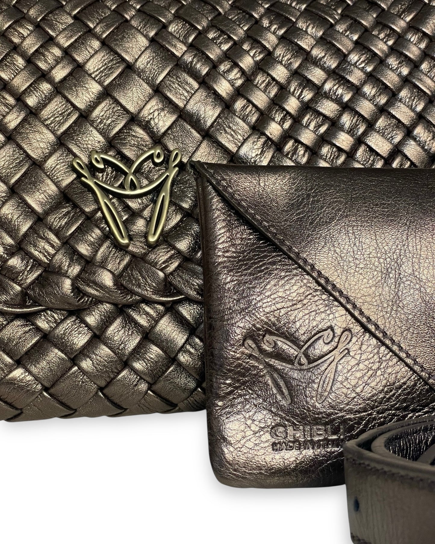 Handgewebte Tasche 5075 Besatz7549