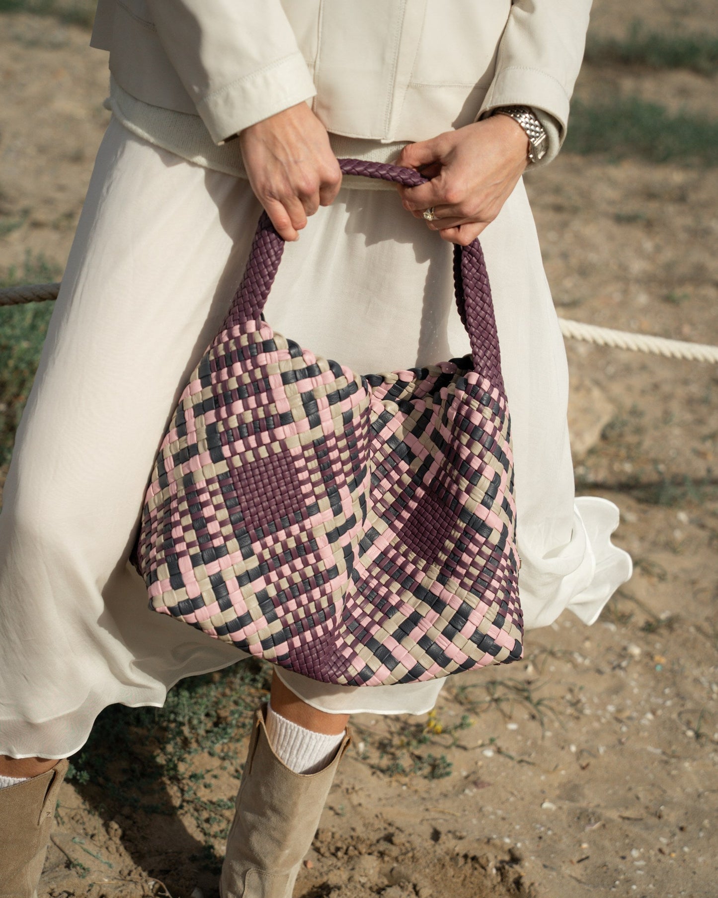 Handgewebte Tasche 4296 Mix