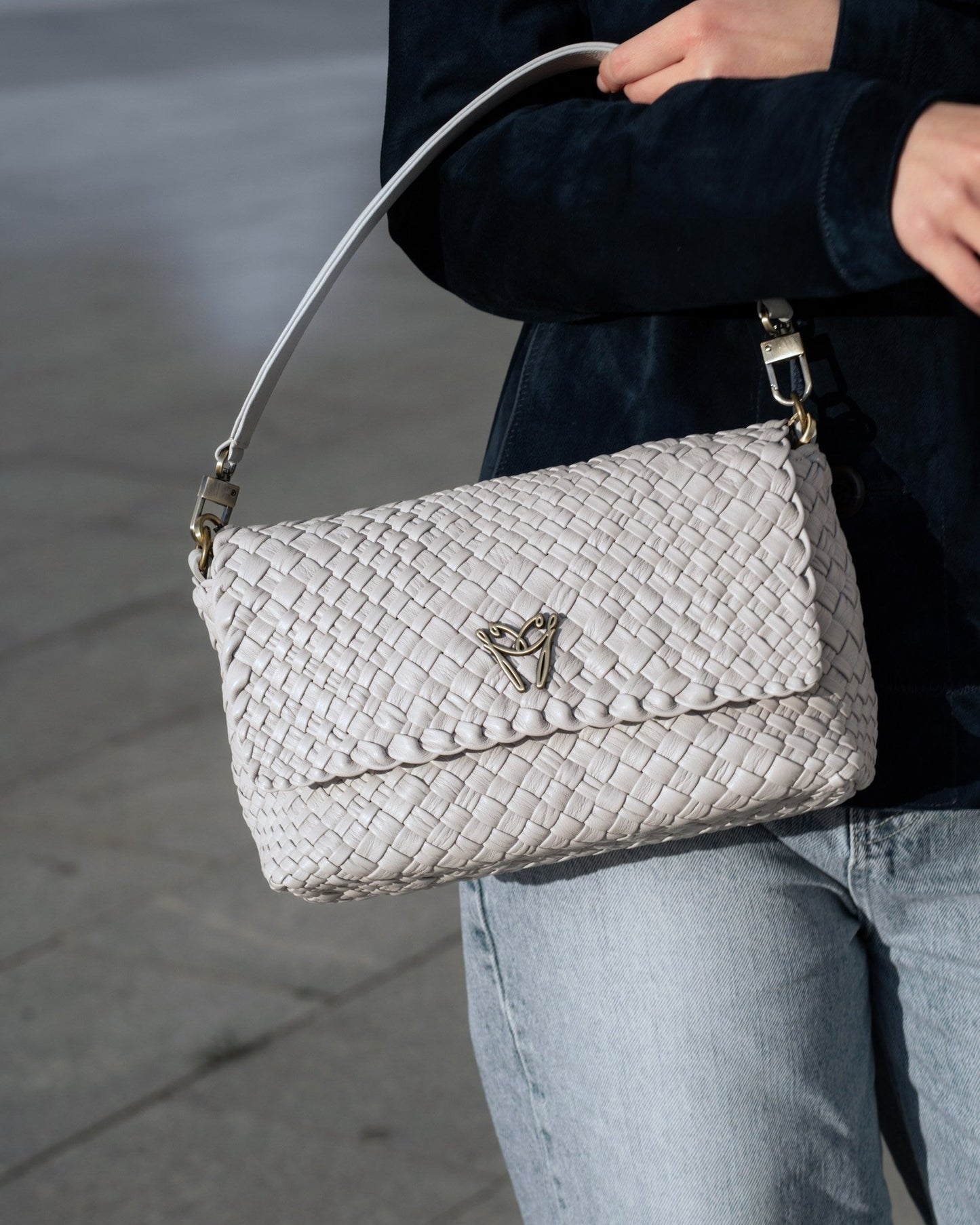 Handgewebte Tasche 5075 Mond