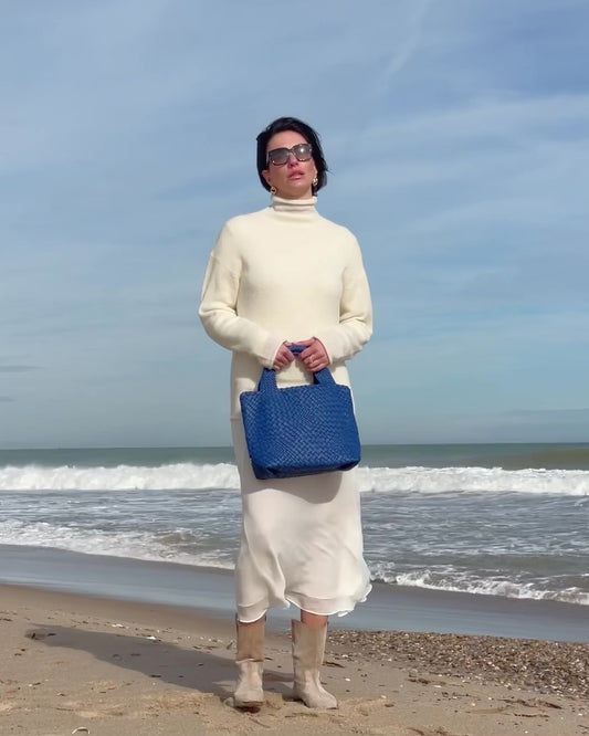 Handwoven Bag 4415 Bluette